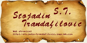 Stojadin Trandafilović vizit kartica